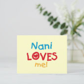 Nani Loves Me T-shirts en geschenken Briefkaart (Staand voorkant)