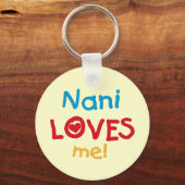 Nani Loves Me T-shirts en geschenken Sleutelhanger (Voorkant)
