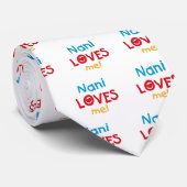 Nani Loves Me T-shirts en geschenken Stropdas (Opgerold)