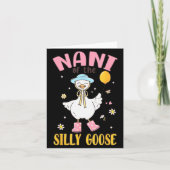 Nani Of The Silly Goose First Birthday Family Matc Kaart (Voorkant)