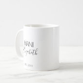 Nani Oma Aangepaste naam zwangerschapsaankondiging Koffiemok (Voorkant links)