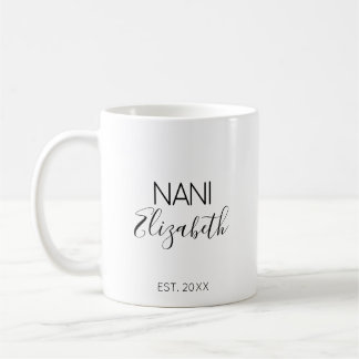 Nani Oma Aangepaste naam zwangerschapsaankondiging Koffiemok