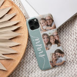 Nani Script Grandma Photo Collage Case-Mate iPhone Case<br><div class="desc">Viel haar oma status op met deze speciale telefoonzaak met drie schat foto's van haar kleindochter,  kleinzoon of kleinkinderen. De bijnaam "Nani"verschijnt langs de linkerkant in elegant kalligrafiekmanuscript dat voor een unieke persoonlijke aanraking wordt geschreven.</div>