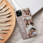 Nani Script Grandma Photo Collage Case-Mate iPhone Case<br><div class="desc">Viel haar oma status op met deze speciale telefoonzaak met drie schat foto's van haar kleindochter,  kleinzoon of kleinkinderen. De bijnaam "Nani"verschijnt langs de linkerkant in elegant kalligrafiekmanuscript dat voor een unieke persoonlijke aanraking wordt geschreven.</div>