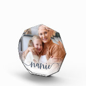 Nanie | Grandma Script Overlay Fotoblokken (Rechts)