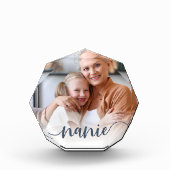 Nanie | Grandma Script Overlay Fotoblokken (Voorkant)