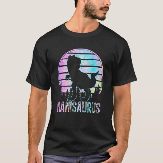 Nanisaurus Rex Dinosaurus Nani Saurus Tye Die Matc T-shirt (Voorkant)