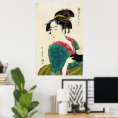 Naniwaya Okita Geisha Poster (Thuiskantoor)