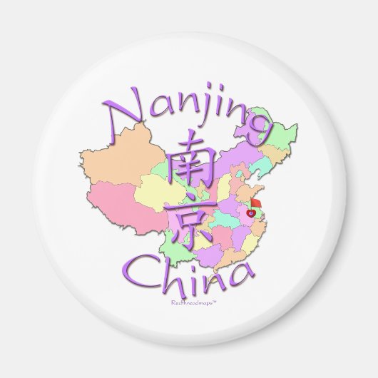 Nanjing China Magneet (Voorkant)