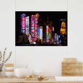 Nanjing Road, Shanghai Poster (Keuken)