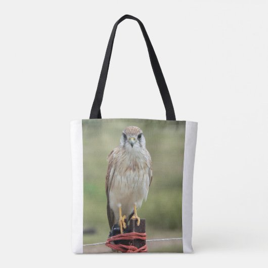 Nankeen kestrel tote bag (Achterkant)