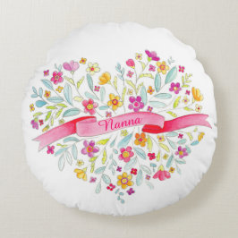 Nanna hart boeket gooien kussen