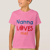 Nanna Loves Me T-shirts en geschenken (Voorkant)