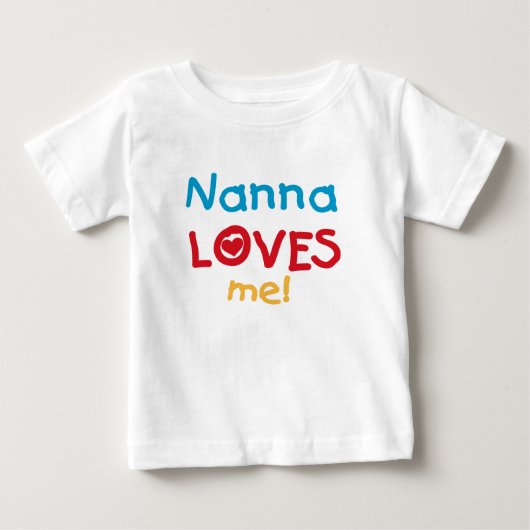 Nanna Loves Me T-shirts en geschenken (Voorkant)
