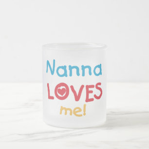 Nanna Loves Me T-shirts en geschenken Matglas Koffiemok