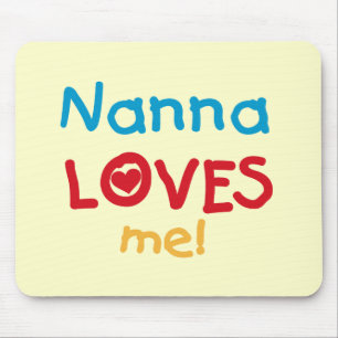 Nanna Loves Me T-shirts en geschenken Muismat
