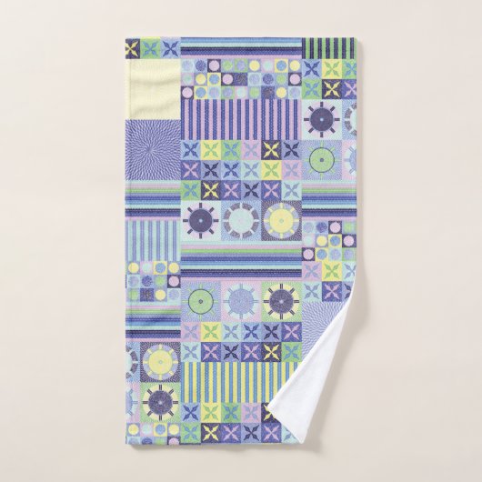 Nanna's Faux Knit Crochet Blanket Pattern Bad Handdoek (Handdoek)