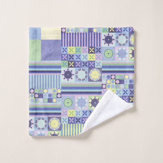 Nanna's Faux Knit Crochet Blanket Pattern Bad Handdoek (Wasdoekje)