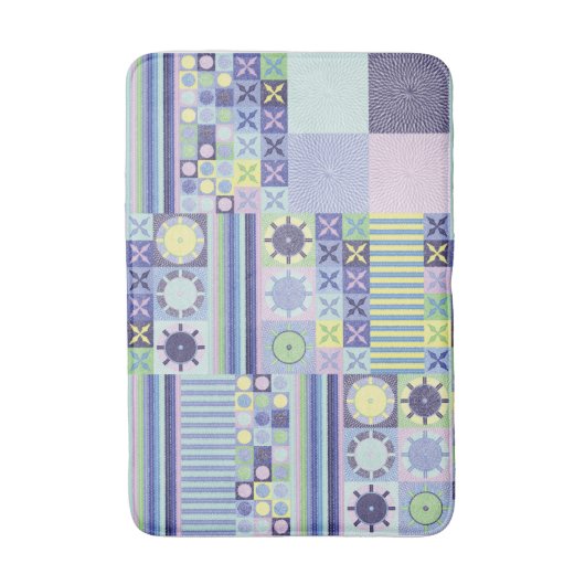 Nanna's  Faux Knit Crochet Blanket Pattern Badmat (Voorkant Verticaal)