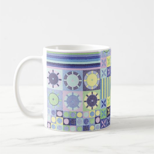 Nanna's Faux Knit Crochet Blanket Pattern C Koffiemok (Links)