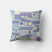 Nanna's  Faux Knit Crochet Blanket Pattern Kussen (Achterkant)