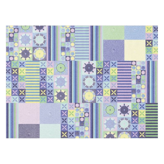 Nanna's Faux Knit Crochet Blanket Pattern Tafelkleed (Voorkant (Horizontaal))