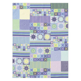 Nanna's  Faux Knit Crochet Blanket Pattern Tafelkleed