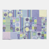 Nanna's  Faux Knit Crochet Blanket Pattern Theedoek (Horizontaal)