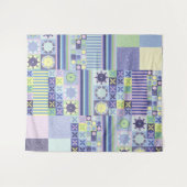 Nanna's Faux Knit Crochet Blanket Pattern Wandkleed (Voorkant (horizontaal))