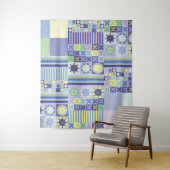 Nanna's Faux Knit Crochet Blanket Pattern Wandkleed (In situ)