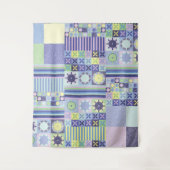 Nanna's Faux Knit Crochet Blanket Pattern Wandkleed (Voorkant)