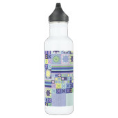 Nanna's  Faux Knit Crochet Blanket Pattern Waterfles (Rechts)