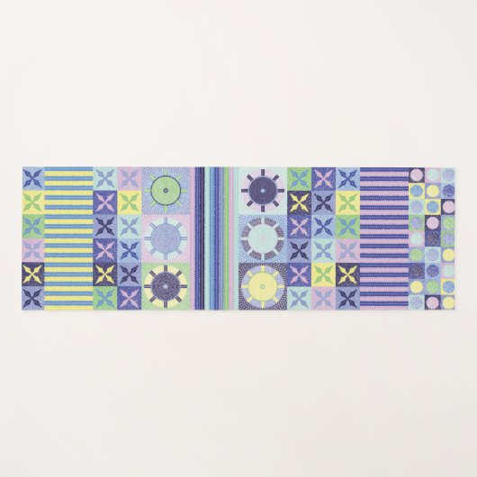 Nanna's  Faux Knit Crochet Blanket Pattern Yogamat (Voorkant (horizontaal))