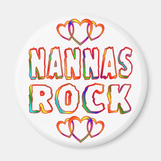 Nannas Rock Magneet (Voorkant)