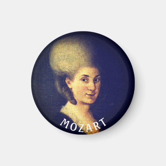 Nannerl Mozart Magneet (Voorkant)