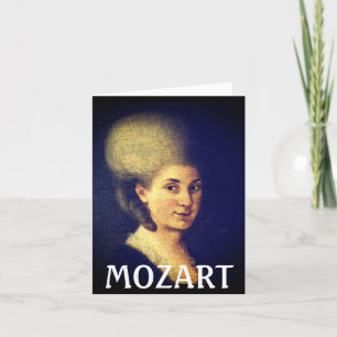 Nannerl Mozart Notitiekaartje
