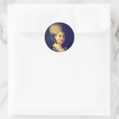 Nannerl Mozart Ronde Sticker (Tas)