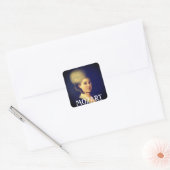 Nannerl Mozart Vierkante Sticker (Envelop)