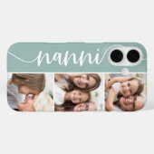 Nanni Script Grandma Photo Collage Case-Mate iPhone Case (Achterkant (horizontaal))