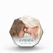 Nanni We houden van je | Grandma Script Overlay Fotoblokken (Voorkant)