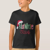 Nannie Clause Schattigee Kunst - Kerstmis T-shirt (Voorkant)