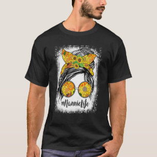 Nannie Leven Gebleekt Nannie Leven Zonnebloem Mess T-shirt