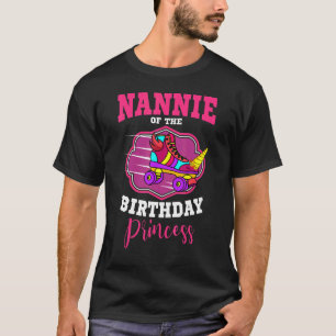 Nannie van de Verjaardagsprinses Roller Schaatsen T-shirt