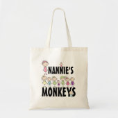 Nannie's Monkeys Bag Tote Bag (Voorkant)