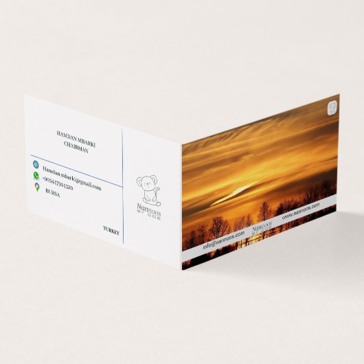 NANNOOS GEVONDEN VISITEKAARTJE (Buitenkant)