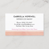 Nanny Babysitter Kind Baby Kinderopvang Profession Visitekaartje (Achterkant)