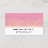 Nanny Babysitter Kind Baby Kinderopvang Profession Visitekaartje (Voorkant)