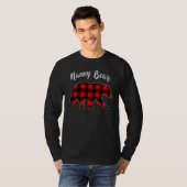 Nanny Bear Buffalo Plaid Matching Family Group Chr T-shirt (Voorkant volledig)