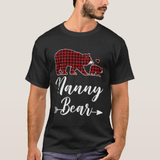 Nanny Beer Kerst Pyjama Rood Plaid Bijpassende Fam T-shirt