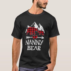 Nanny Beer Kerstmis Pajama Red Pset Buffalo Fami T-shirt